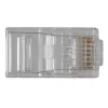 Conector modular ACT RJ45 (8P/8C) para cable plano