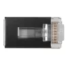 Conector modular blindado ACT RJ45 (8P/8C) para cable redondo con conductores flexibles