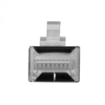 Conector modular blindado ACT RJ45 (8P/8C) para cable redondo con conductores macizos