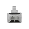 Conector modular blindado ACT RJ45 (8P/8C) CAT6 para cable redondo con conductores macizos o flexibles