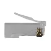 Conector modular ACT RJ45 (8P/8C) CAT6 para cable redondo con hilos macizos o flexibles