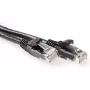 ACT negro cable de parcheo U/UTP CAT6A de 3 metros snagless con conectores RJ45