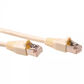 ACT Marfil 5 metros cable de red SF/UTP CAT5E con protección de pestaña con conectores RJ45