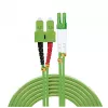 Cable de fibra óptica/InfiniBand Lindy 46324 10 m 2x LC 2x SC verde