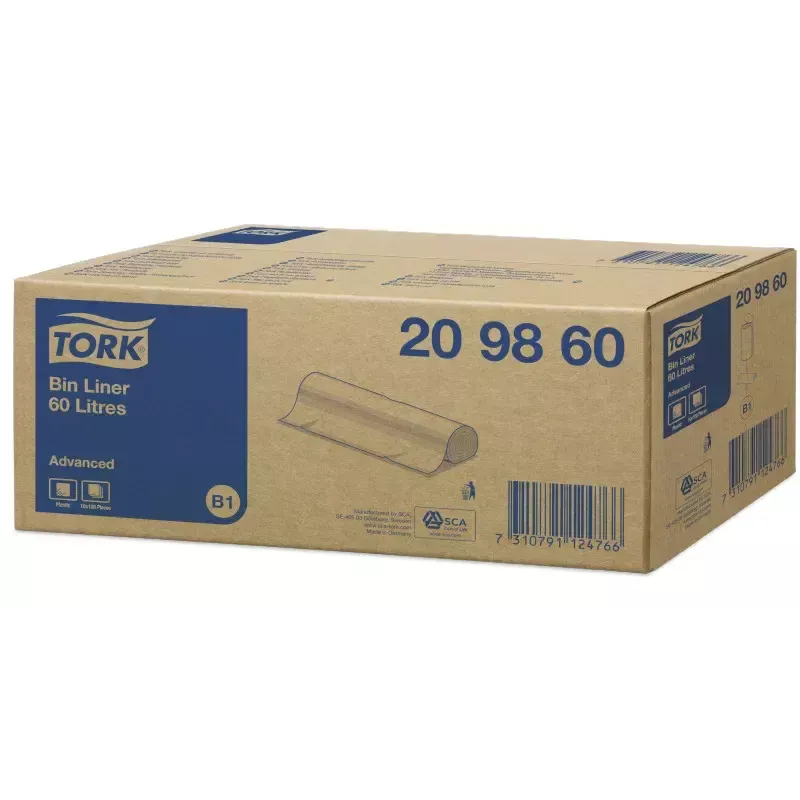 Bolsas de basura Tork 209860 60 L verde