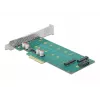 Tarjeta de expansión DeLOCK PCI Express x4 a M.2 Key B + M - perfil bajo