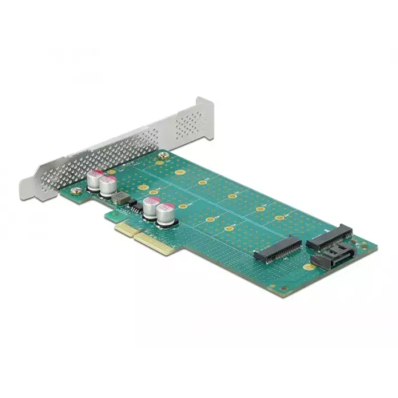 Tarjeta de expansión DeLOCK PCI Express x4 a M.2 Key B + M - perfil bajo