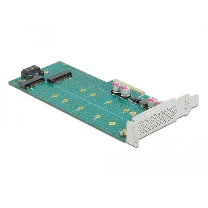 Tarjeta de expansión DeLOCK PCI Express x4 a M.2 Key B + M - perfil bajo
