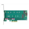 Tarjeta de expansión DeLOCK PCI Express x4 a M.2 Key B + M - perfil bajo