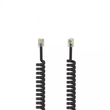 Cable de teléfono Hama 00201151 3 m negro