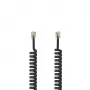 Cable de teléfono Hama 00201151 3 m negro