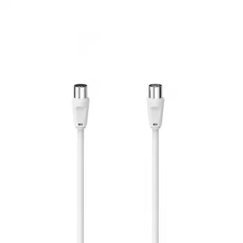 Hama 00305052 cable coaxial 5 m blanco