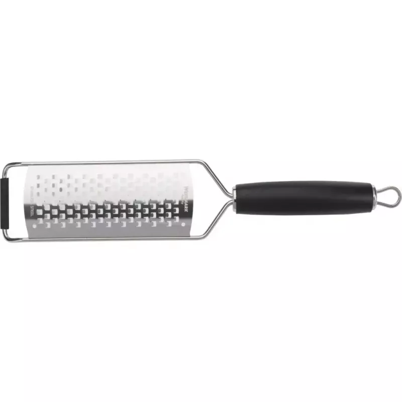 Westmark Technicus-Square 14122270 rallador plano, acero inoxidable/TPE, lazo para colgar, 65 mm, negro