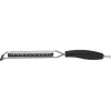 Westmark Technicus-Square 14122270 rallador plano, acero inoxidable/TPE, lazo para colgar, 65 mm, negro