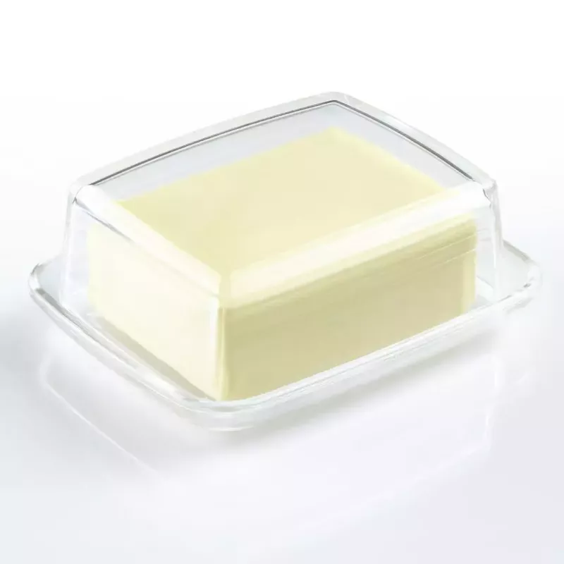 Mantequillera Westmark 20852260, cristal rectangular, 143×118×55 mm, transparente