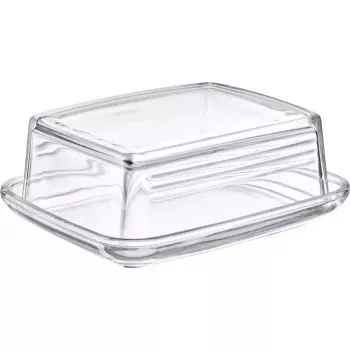 Mantequillera Westmark 20852260, cristal rectangular, 143×118×55 mm, transparente