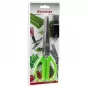 Tijeras de cocina Westmark Kräuter‑Fee 200 mm – hojas de acero inoxidable, mango verde, para hierbas