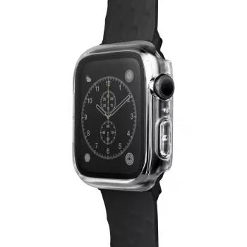 Funda para smartwatch LAUT Shield cristal transparente policarbonato PC para Apple Watch 44/45mm