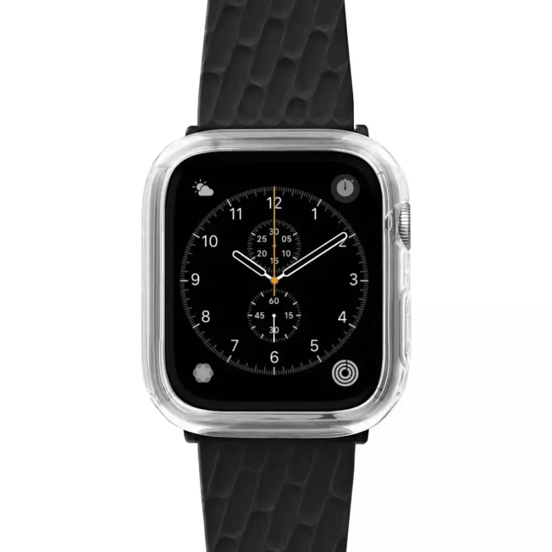 Funda LAUT Shield para smartwatch — cristal transparente y policarbonato, compatible con Apple Watch de 40–41 mm