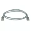 ACT Gris Cable de conexión slimline para centro de datos LSZH U/UTP CAT6 de 10 metros con alivio de tracción y conectores macho RJ45