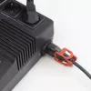 ACT cable de alimentación CEE 7/7 conector macho (acodado) - C13 IEC Lock+ negro 1 m, EL341S