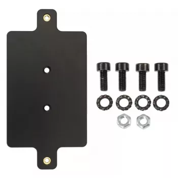 Placa base Brodit 216409 negro 160x80x7 mm