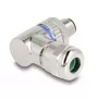 Conector macho M12 DeLOCK codificación A de 3 polos 90° acodado metal