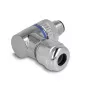 Conector macho M12 DeLOCK codificación A de 4 polos 90° acodado metal