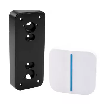 Adaptador para portero automático Olympia, modelo 6035, negro, compatible con VDB 824YA