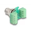 Adaptador de módulo de transferencia DeLOCK M12 8 polos codificación A conector macho a regleta de bornes de 9 polos