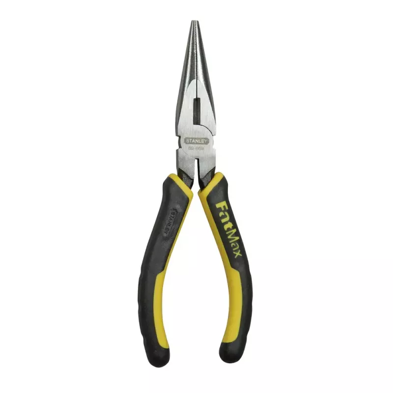 Alicates de punta redonda Stanley FATMAX 1/2 negro amarillo