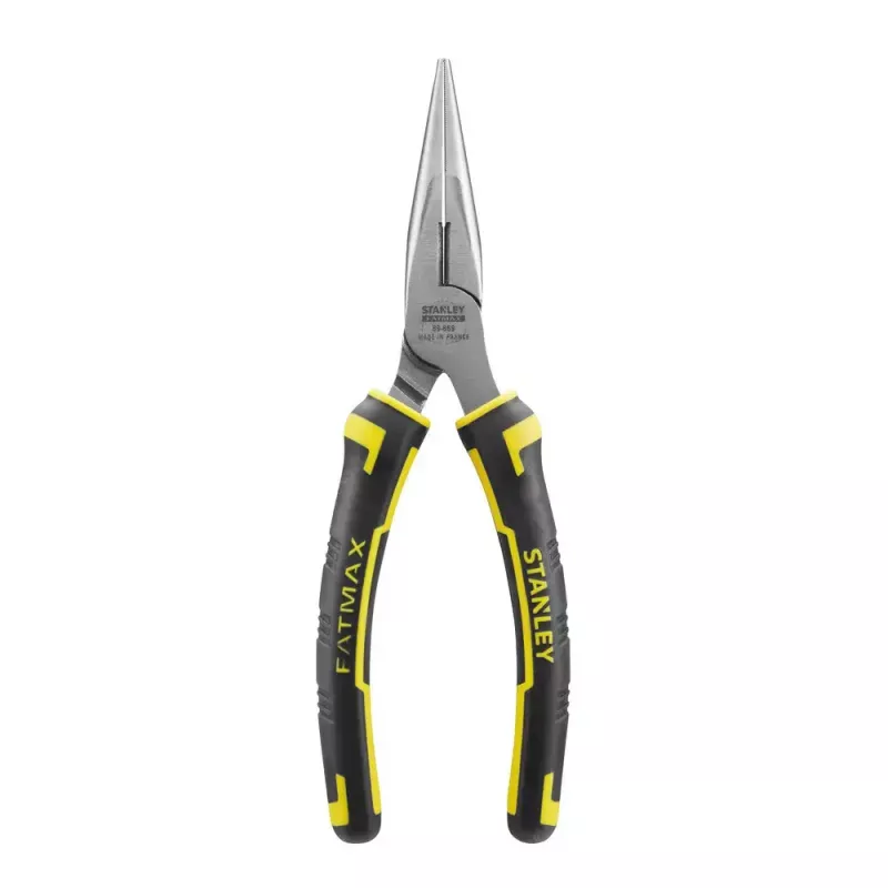 Alicates de punta redonda Stanley FATMAX 1/2 negro amarillo