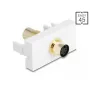 DeLOCK 90872 Adaptador de cable Mini-DIN 4 polos Blanco