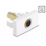 DeLOCK 90873 Adaptador de cable Mini-DIN 6 polos Blanco