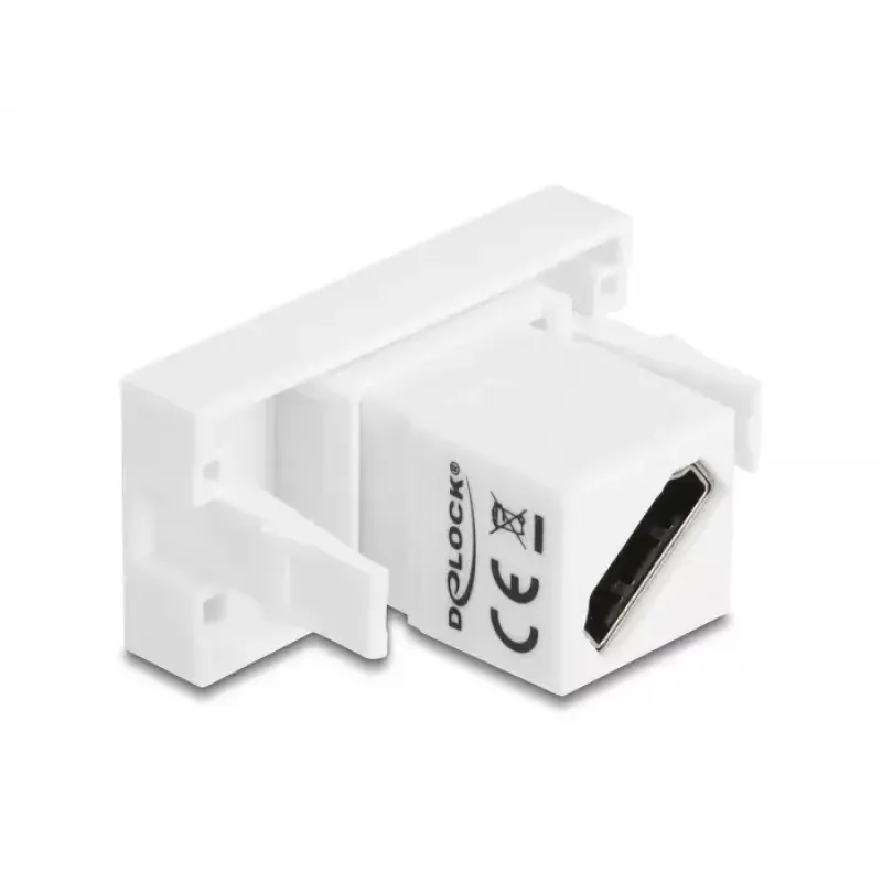 Adaptador HDMI DeLOCK 90874 Blanco Conexión 1 HDMI Conexión 2 HDMI