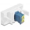 DeLOCK 90876 Adaptador de cable LC Dúplex Azul Blanco