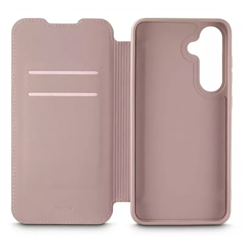 Funda tipo folio Hama Fantastic Feel Galaxy A36 5G 17 cm 2 compartimentos para tarjetas Nude