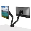 Lindy 40708 brazo de muelle de gas de sobremesa de doble soporte, negro