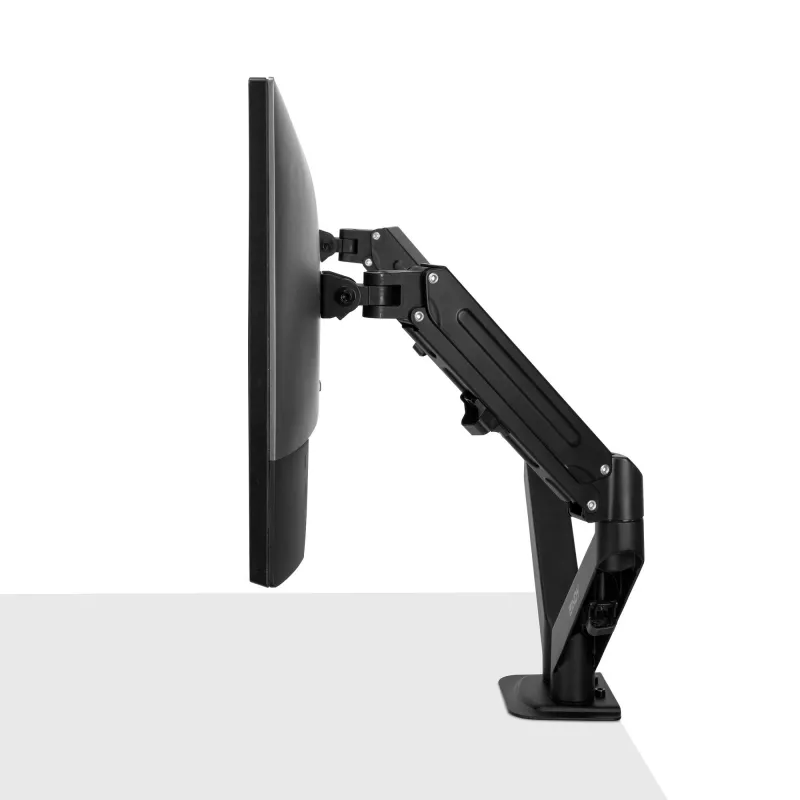 Lindy 40708 brazo de muelle de gas de sobremesa de doble soporte, negro