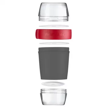 Set de fiambrera Westmark 52872260 1,15 L Gris Rojo Transparente