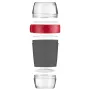 Set de fiambrera Westmark 52872260 1,15 L Gris Rojo Transparente