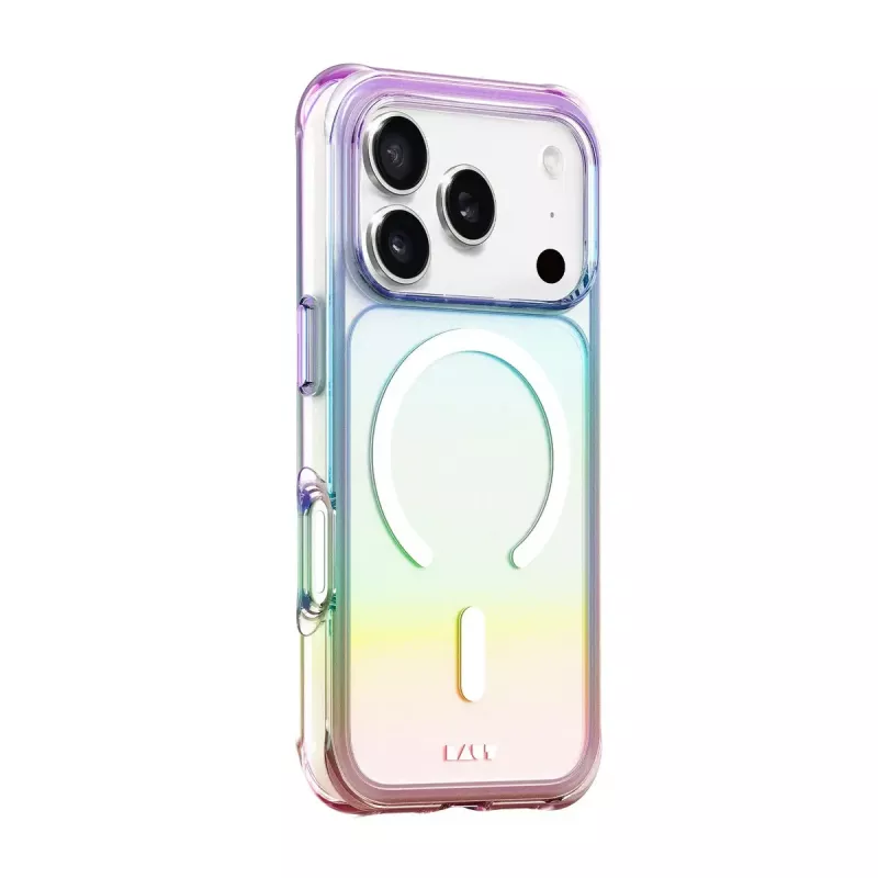LAUT L_IP25D_AH_W AERO HOLO funda para iPhone 17 Pro Max, Holo Pearl