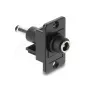 Módulo Keystone DELOCK 91121 — conector hembra DC plano 5,5 x 2,5 mm, negro, 19,1×42,3×35,5 mm