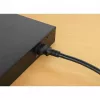Manhattan cable de alimentación, conector macho C14 a conector hembra C13 (cable de aparato), monitor a CPU, 5 m, 10A, Negro, cable, garantía de por vida