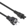 Manhattan 354172 cable de alimentación, enchufe CEE 7/7 Schuko a C5 (trébol), 1 m