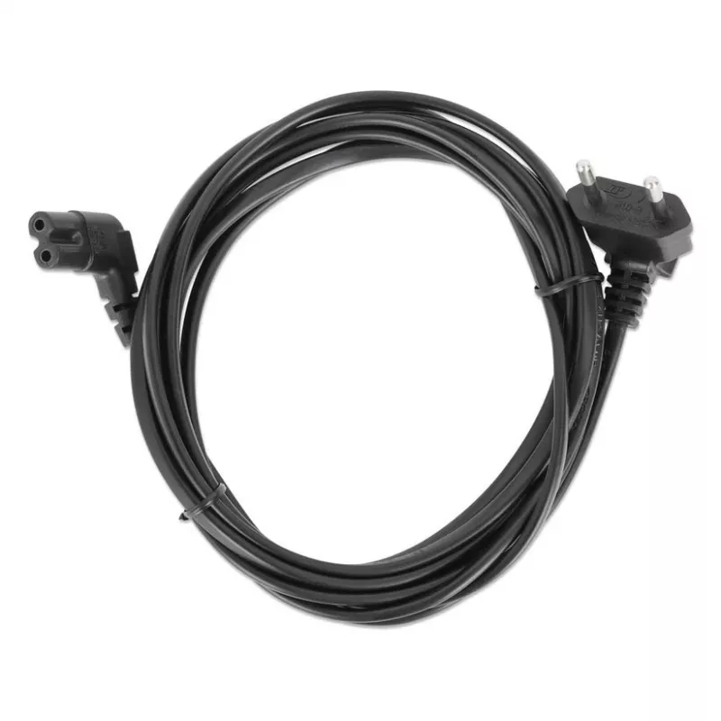 Manhattan 356879 cable de alimentación, enchufe Euro CEE 7/16 (acodado 90°) a C7
