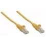 Intellinet cable de red patch, Cat5e, 20 m, amarillo, CCA, U/UTP, PVC, RJ45, contactos dorados, protección de lengüeta, funda antipellizcos, garantía de por vida