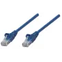 Intellinet 326018 cable de red patch, Cat5e, U/UTP, RJ45, moldeado, sin enganches, 20 m, azul