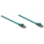 Intellinet 343763 cable de red patch, Cat6, U/UTP, RJ45, sin enganches, 10 m, verde