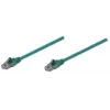 Intellinet 343763 cable de red patch, Cat6, U/UTP, RJ45, sin enganches, 10 m, verde